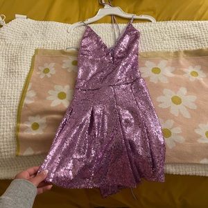 Lucy in the sky purple dress